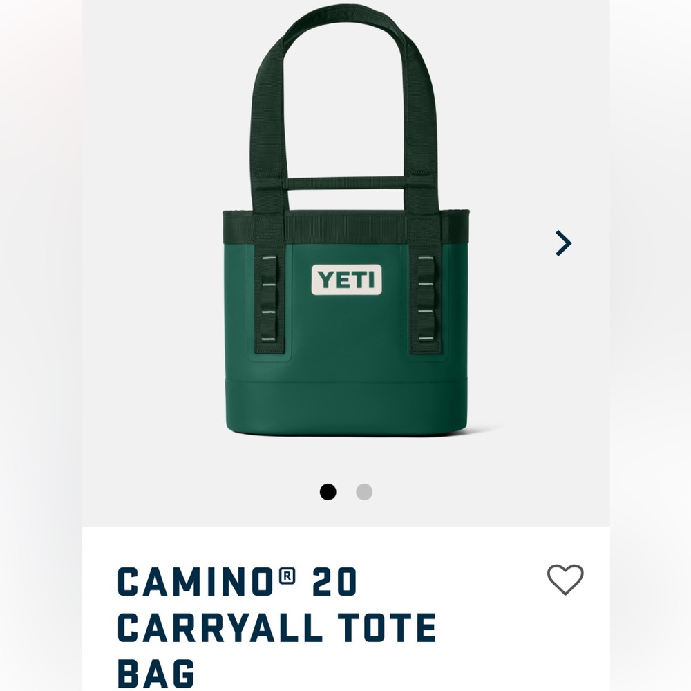 Yeti Camino 20 Carryall Tote in Forest Green